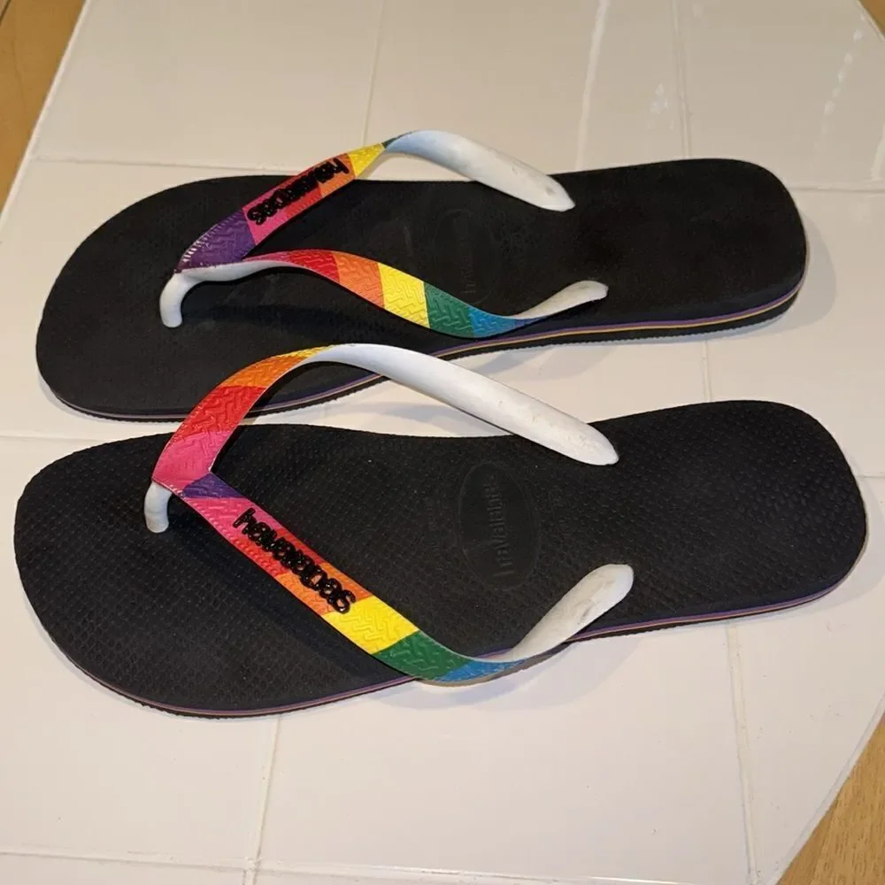 Havaianas Men's Top Pride Flip Flop Sandal Size 45/46 ~ 12/13 USA